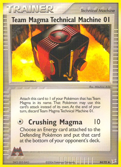Team Magma v Aqua Team Magma Machine #84/95